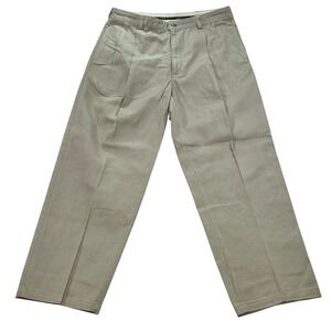 Polo‎ Ralph Lauren Sullivan Slim Fit Khaki Pants Mens 36x30 Pleated Cotton